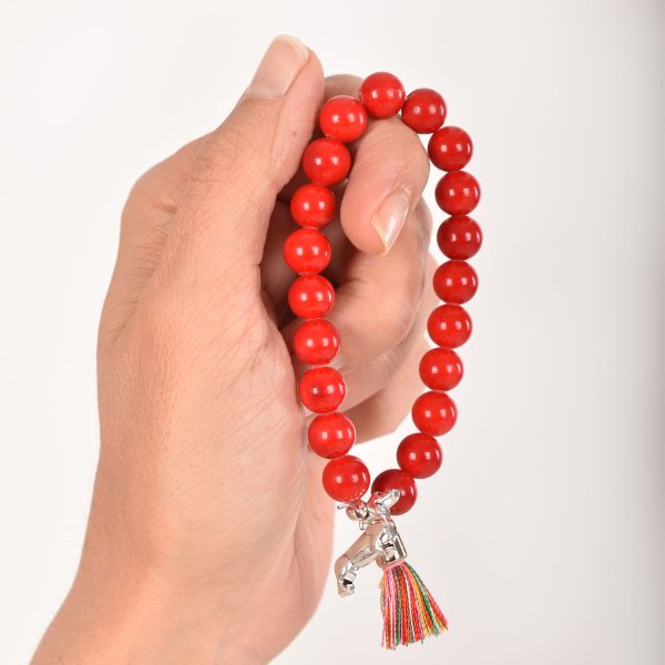 Pulsera Perro Salchicha en Rojo