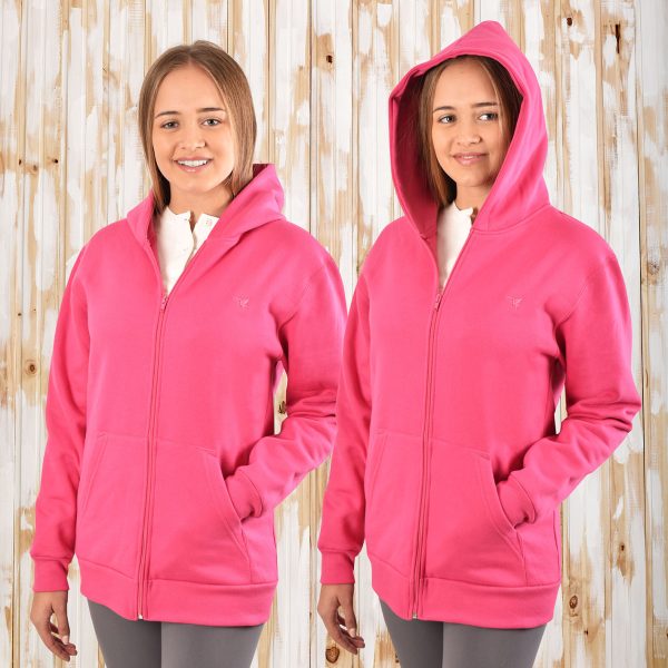 Canguro Campera con Cierre Fucsia