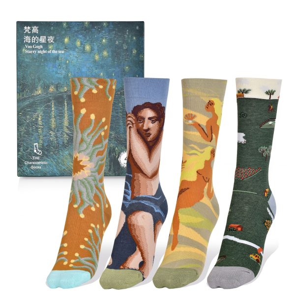 Medias de Arte : 4 pares en caja
