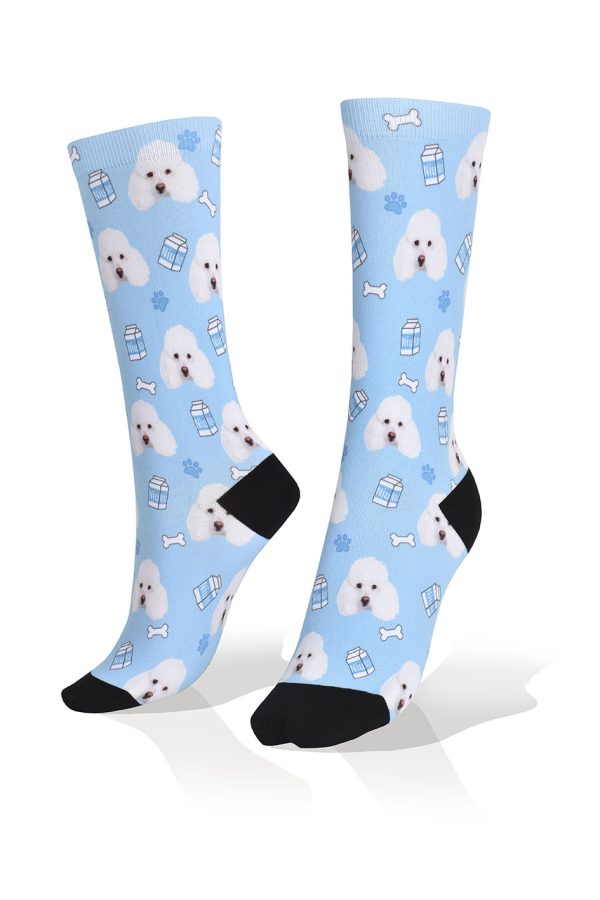 Medias Caniche Poodle  Blanco